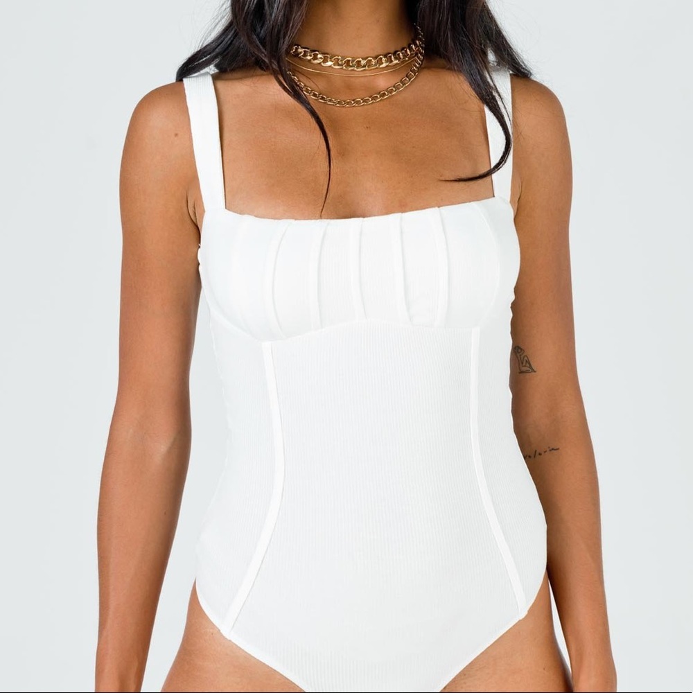 blossom bodysuit white